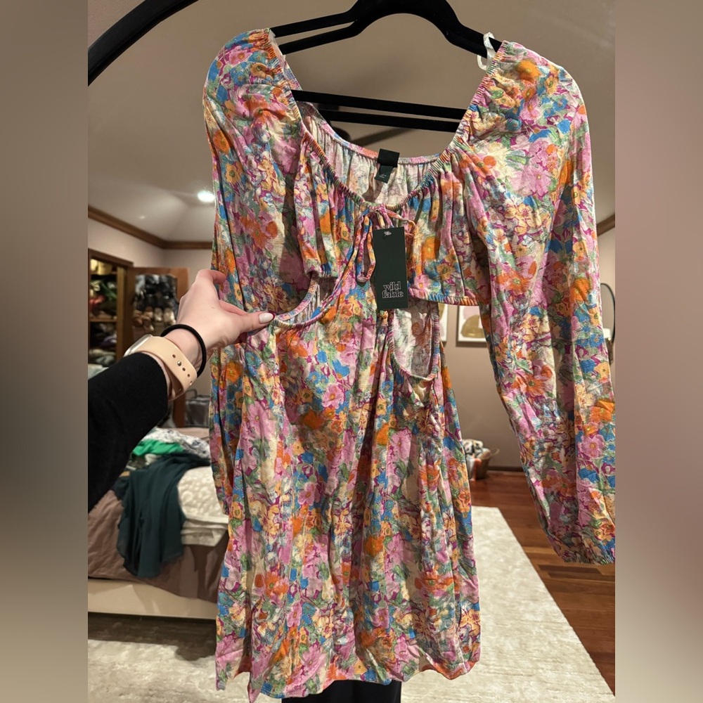 Wild Fable Floral Mini Dress - Multicolor